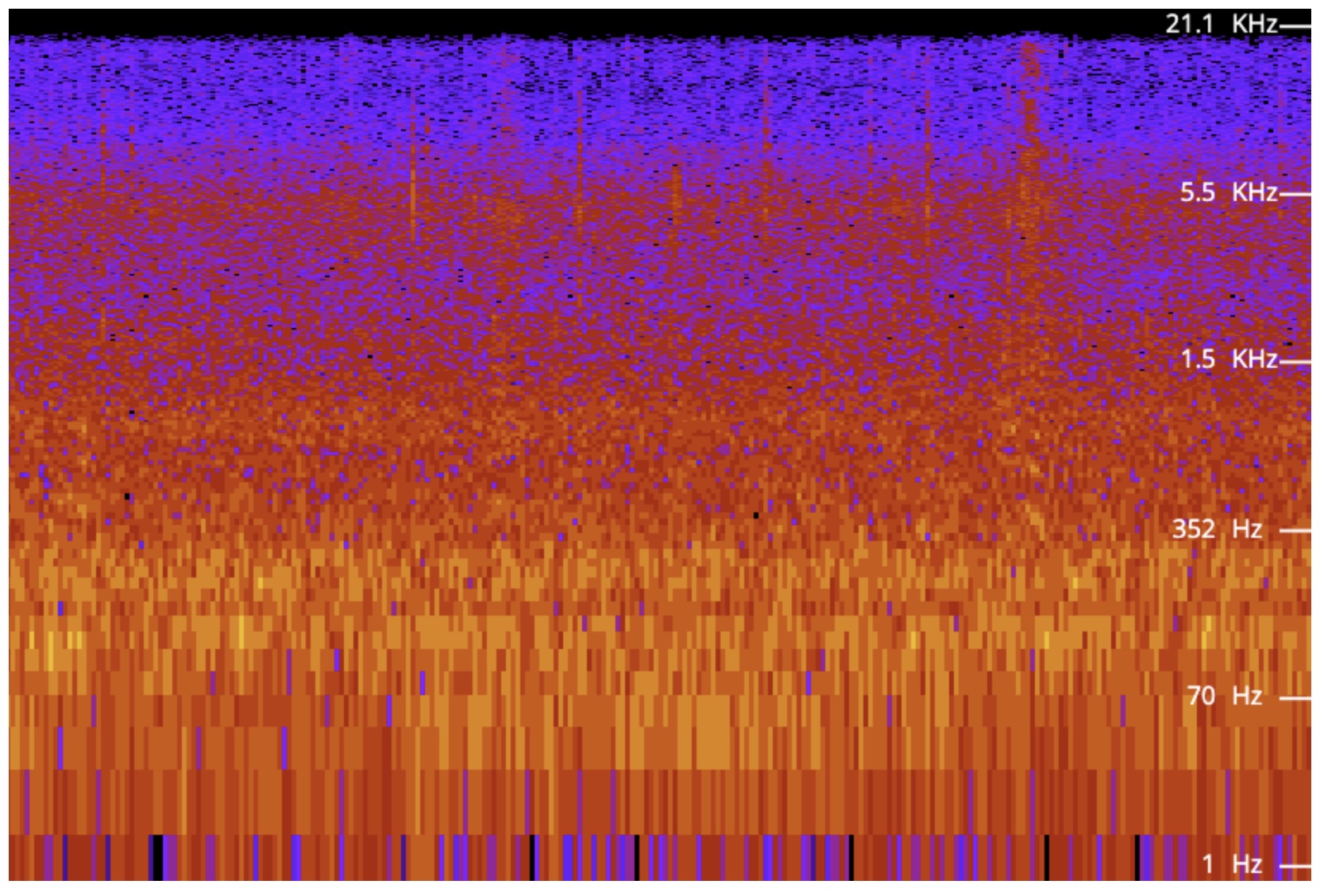 Bild Spektrogramm Bienensound